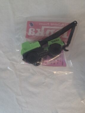 Tonka McDonalds Happy Meal Toy TONKA Green Crane New Sealed Package 1994